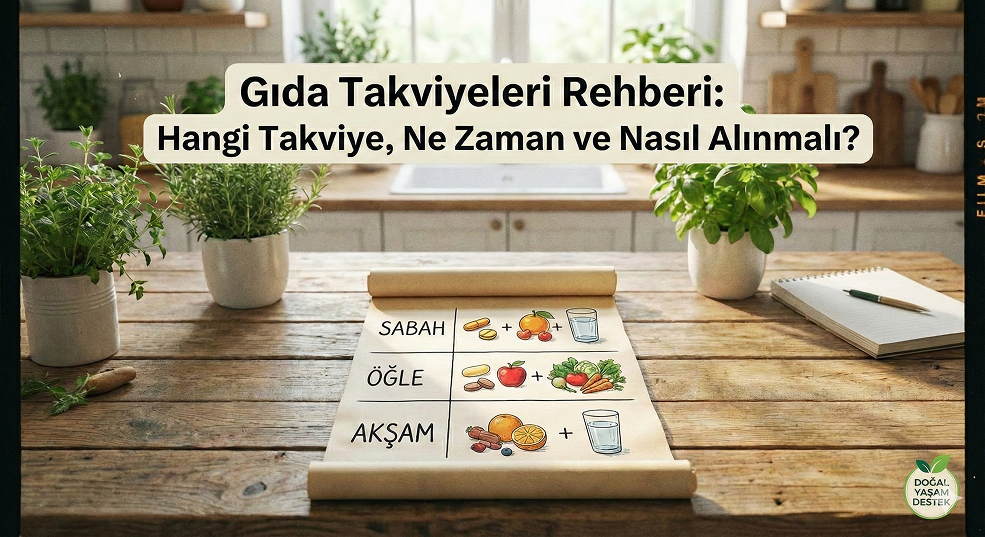 Gıda Takviyeleri Rehberi: Hangi Takviye, Ne Zaman ve Nasıl Alınmalı?