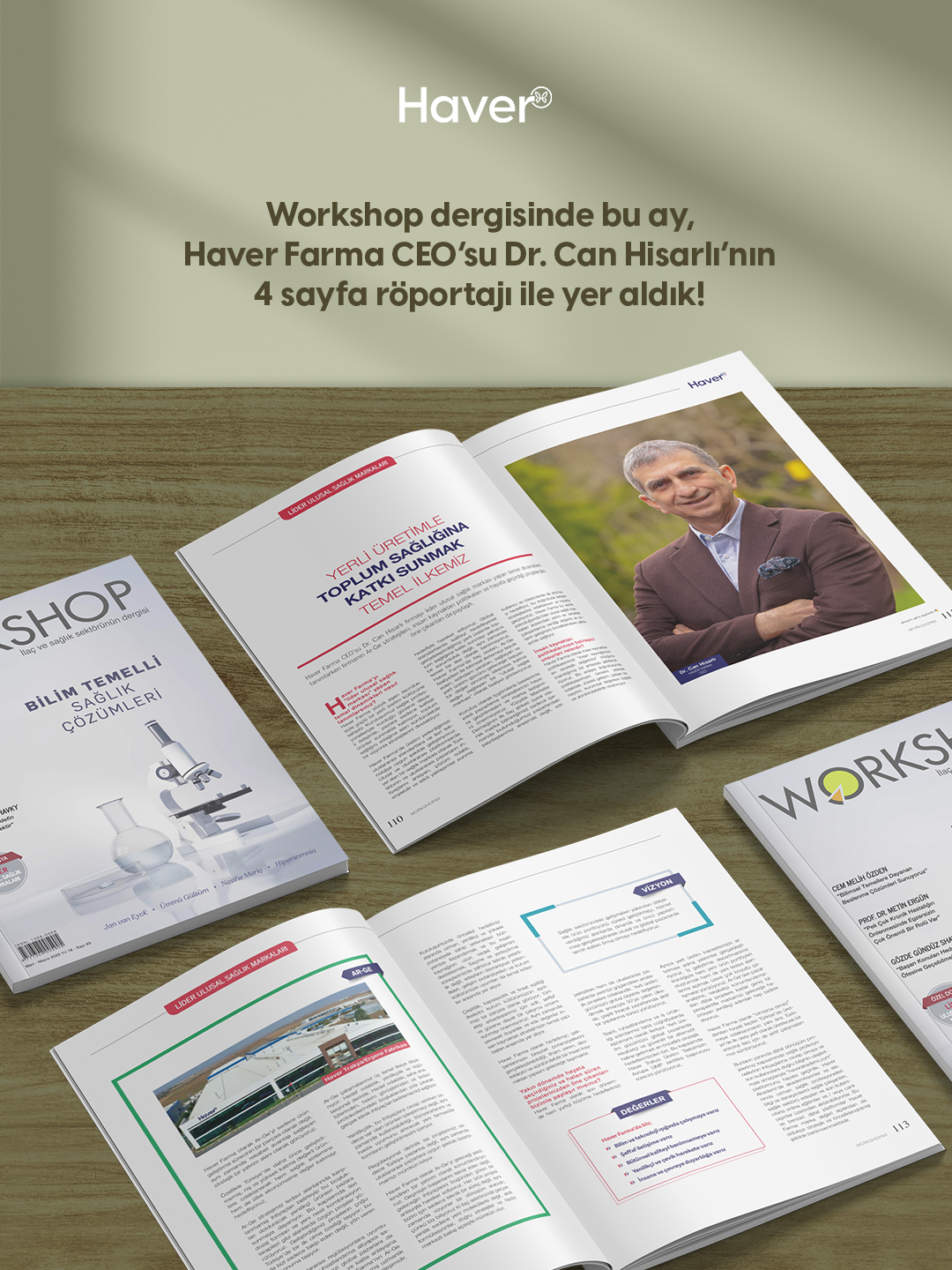 Yerli Üretimle Toplum Sağlığına Katkı Sunmak Temel İlkelerimiz