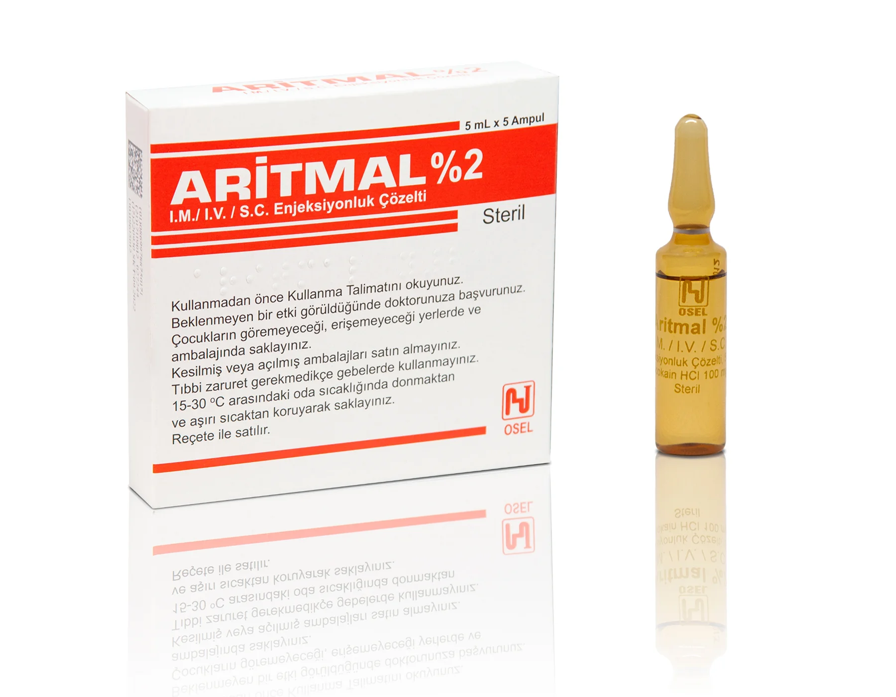 Aritmal %2  Im/Iv/Sc Enjeksiyonluk Çözelti