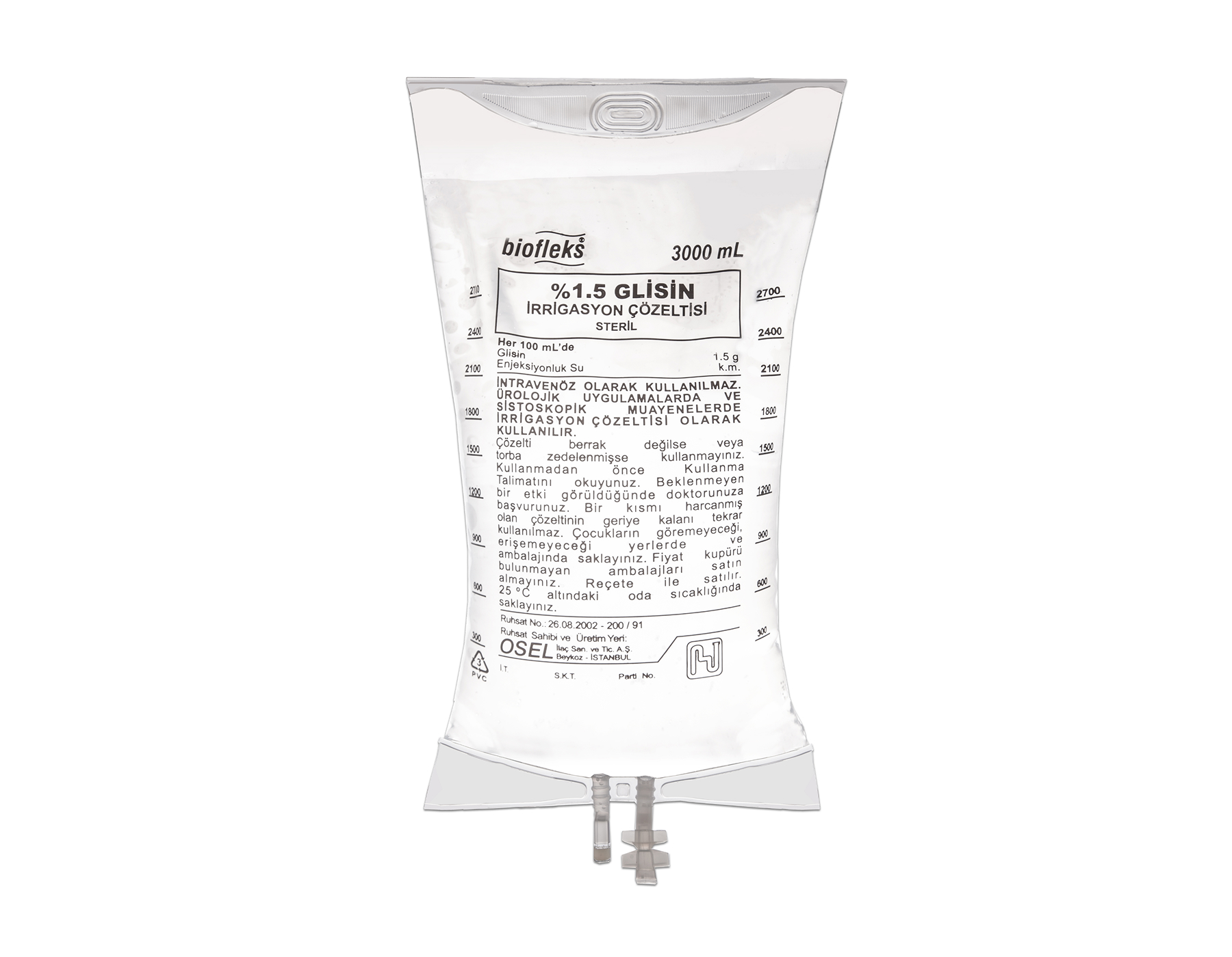 Biofleks %1.5 Glisin İrrigasyon Çözeltisi