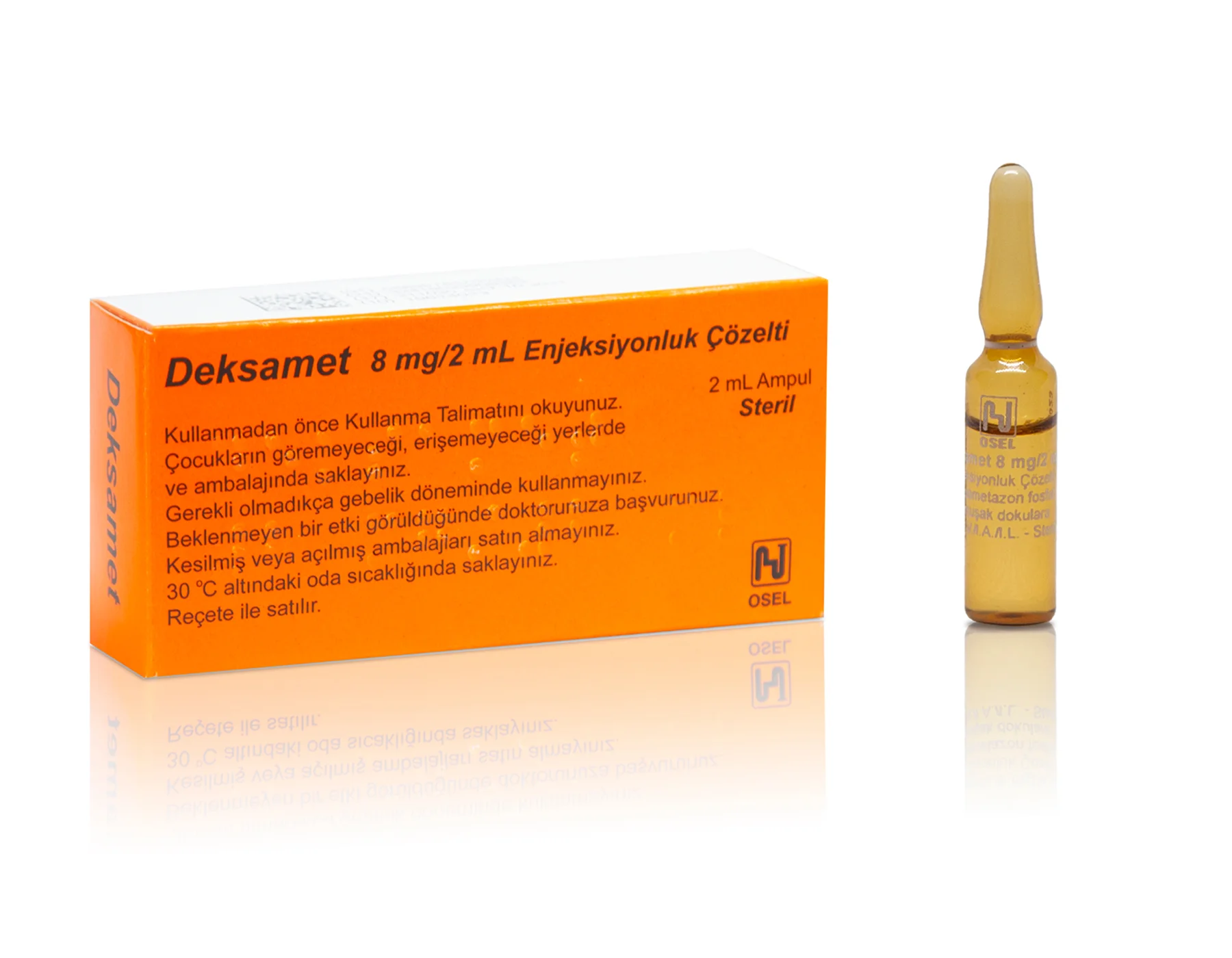 Deksamet 8 Mg/2 Ml Enjeksiyonluk Çözelti