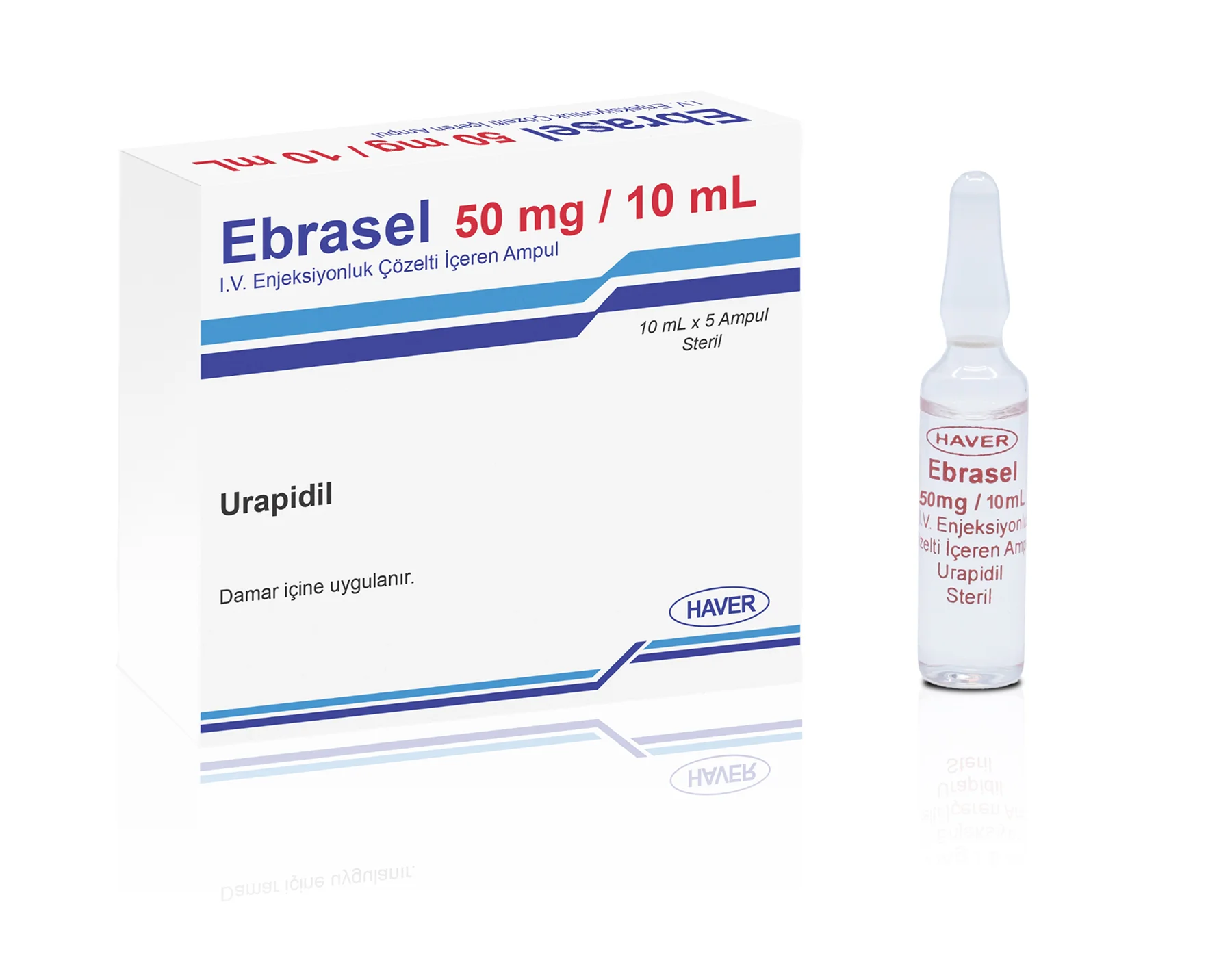 Ebrasel 50 Mg/10 Ml I.V. Enjeksiyonluk Çözelti İçeren Ampul