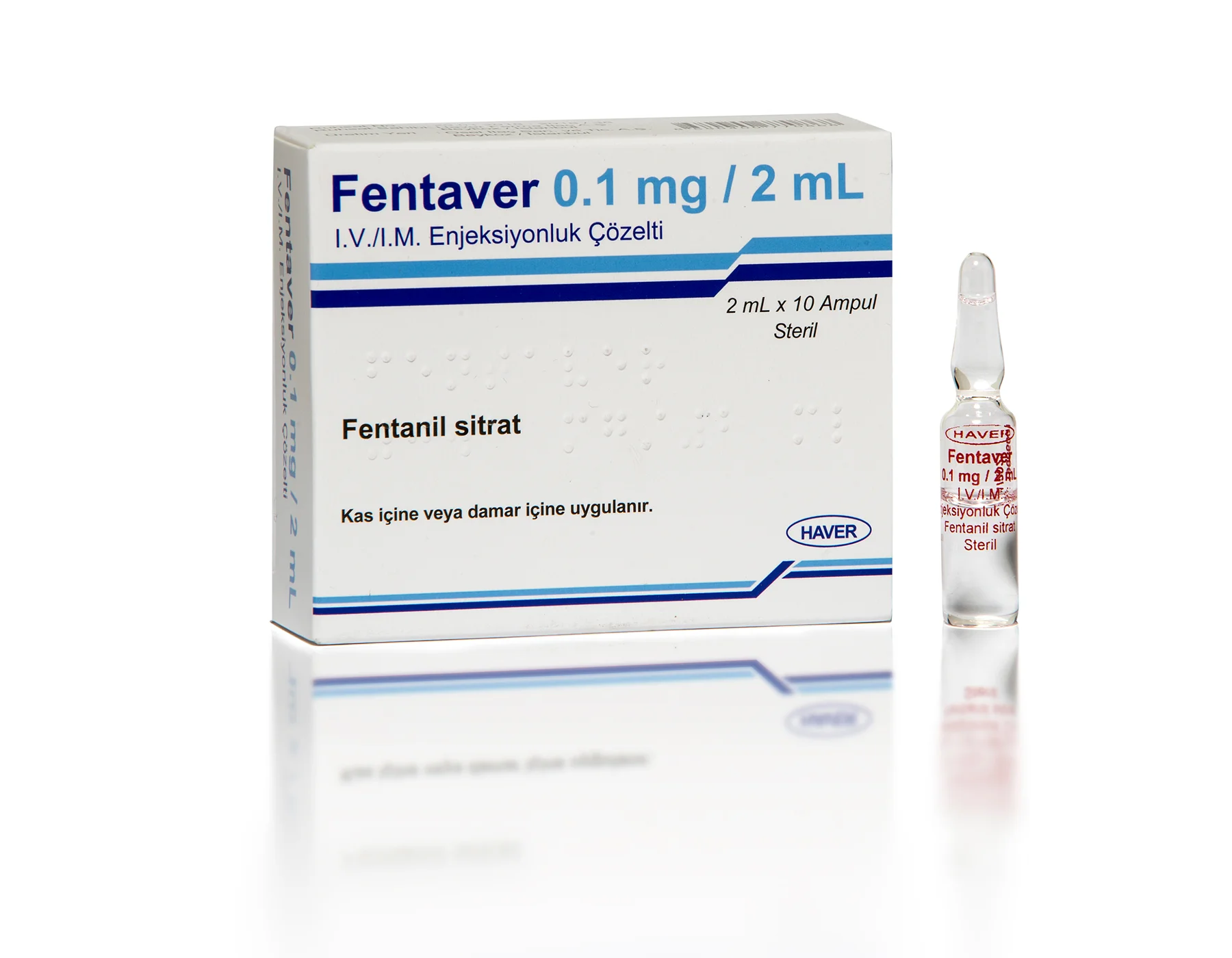 Fentaver 0,1 Mg/2 Ml Iv/Im Enjeksiyonluk Çözelti
