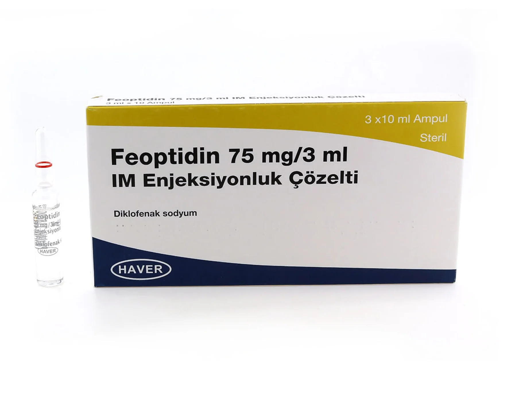 Feoptidin 75 Mg/3 Ml Im Enjeksiyonluk Çözelti