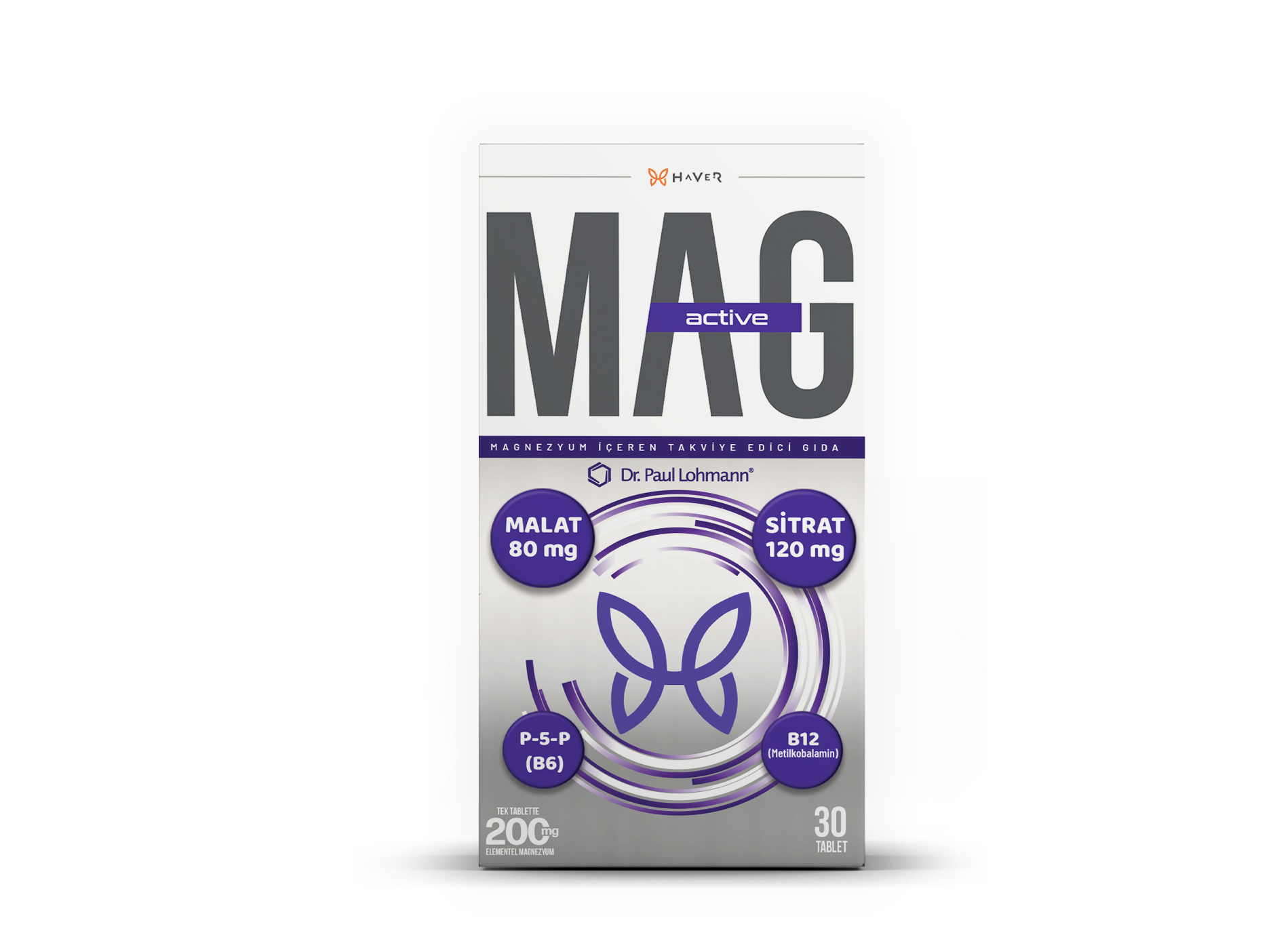 Haver Mag Active Magnezyum 30 Tablet