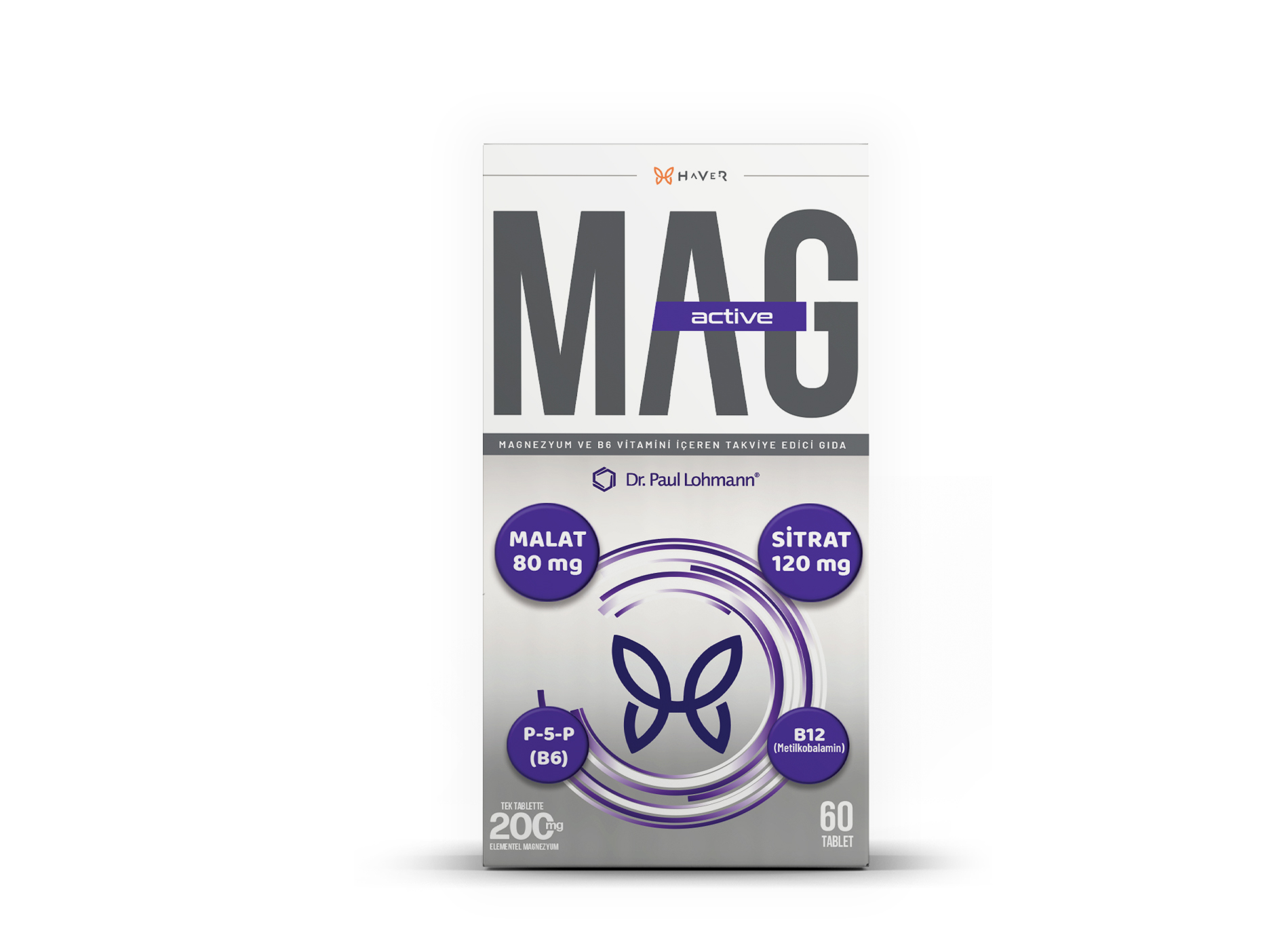 Haver Mag Active Magnezyum 60 Tablet