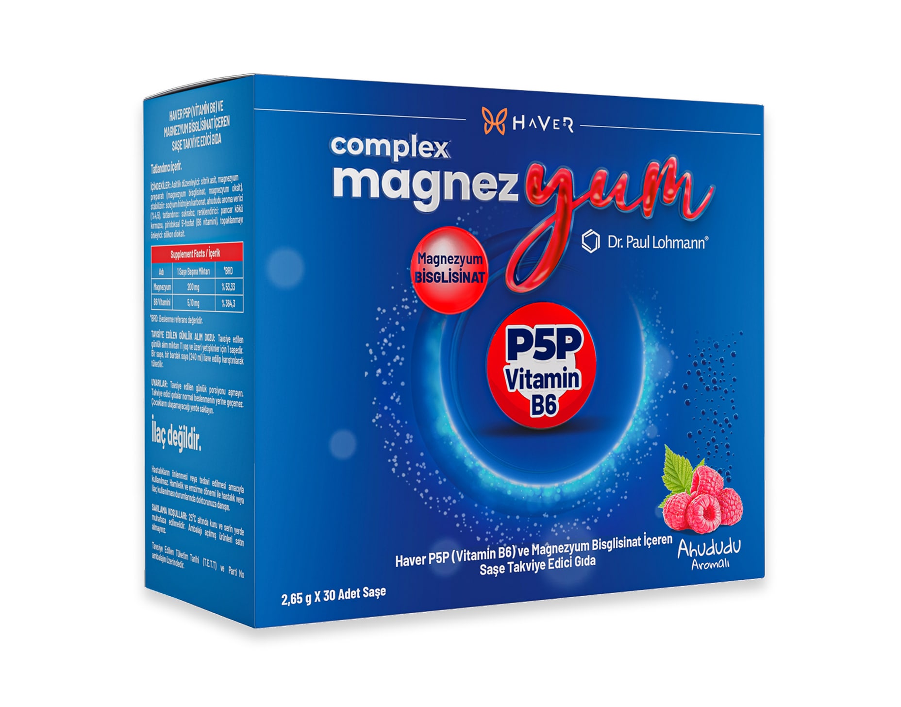 Haver Vitamin Magnezyum GECE 30 Saşe