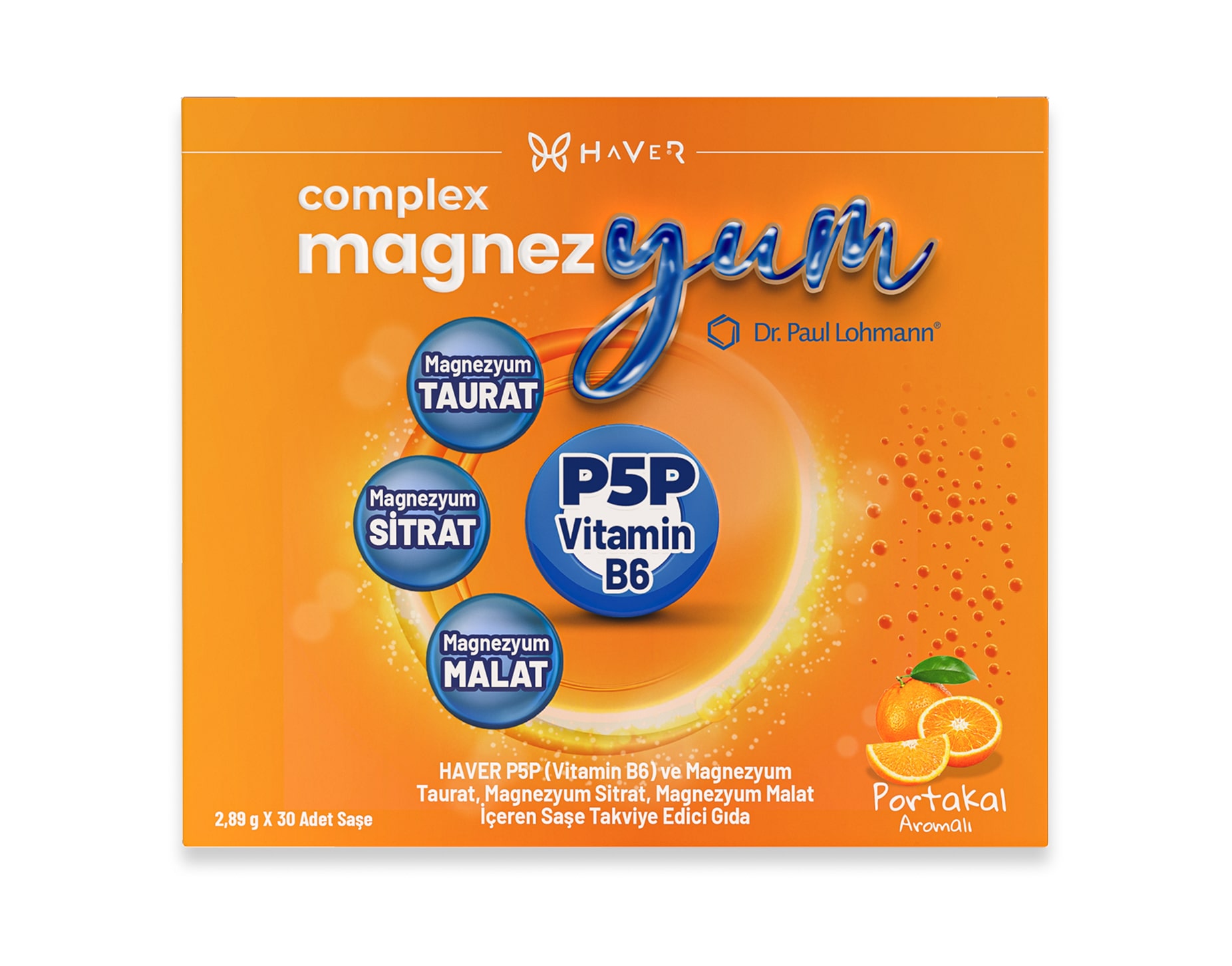 Haver Vitamin Magnezyum GÜNDÜZ 30 Saşe