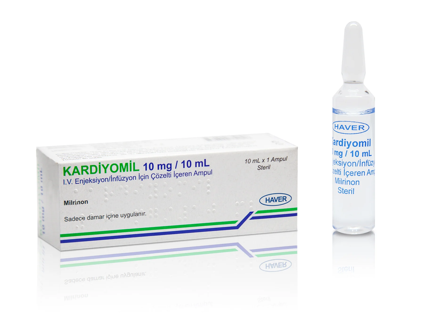 Kardiyomil 10 Mg/10 Ml Iv Enjeksiyon/İnfüzyon İçin Çözelti