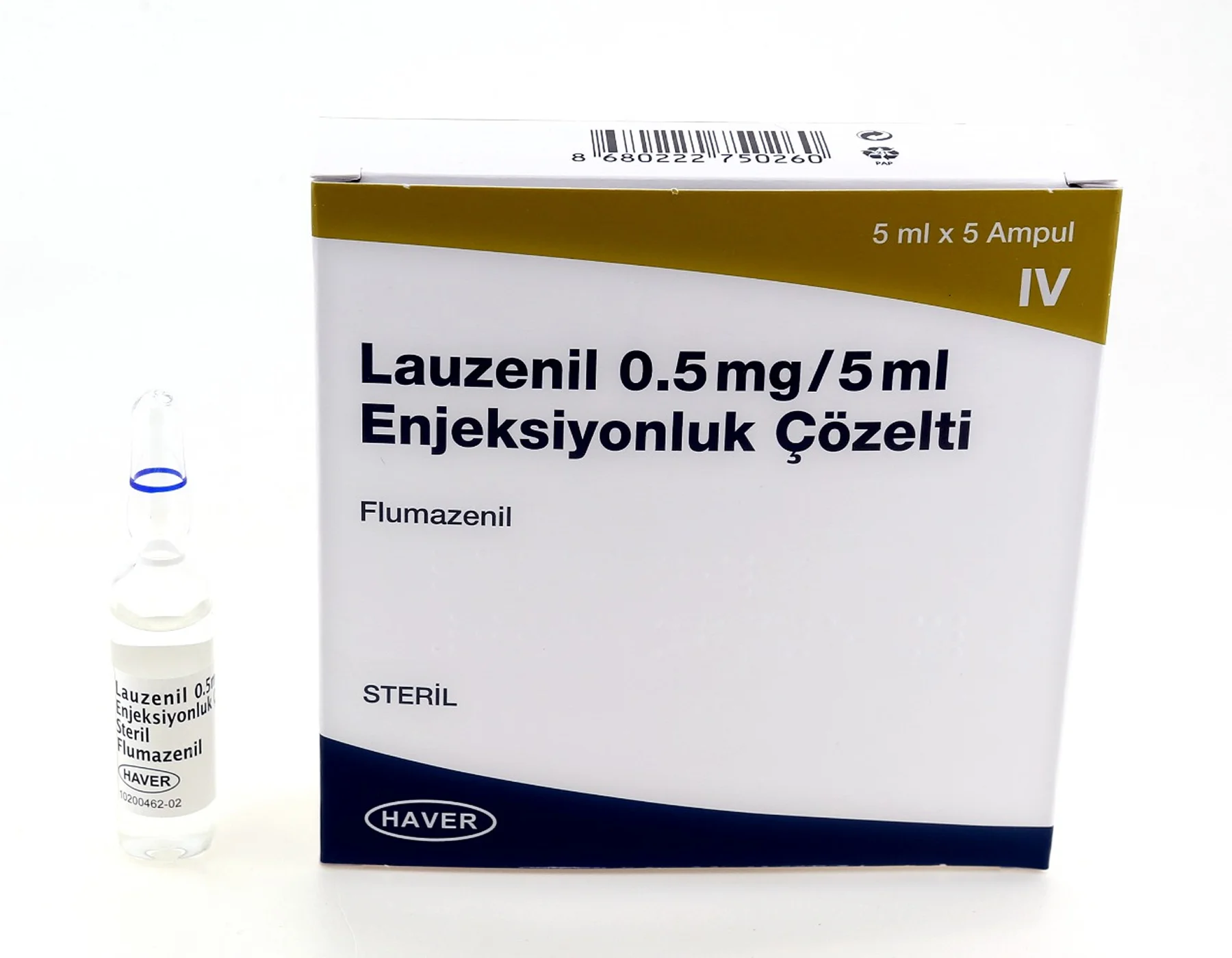Lauzenil 0,5 Mg/5 Ml Enjeksiyonluk Çözelti