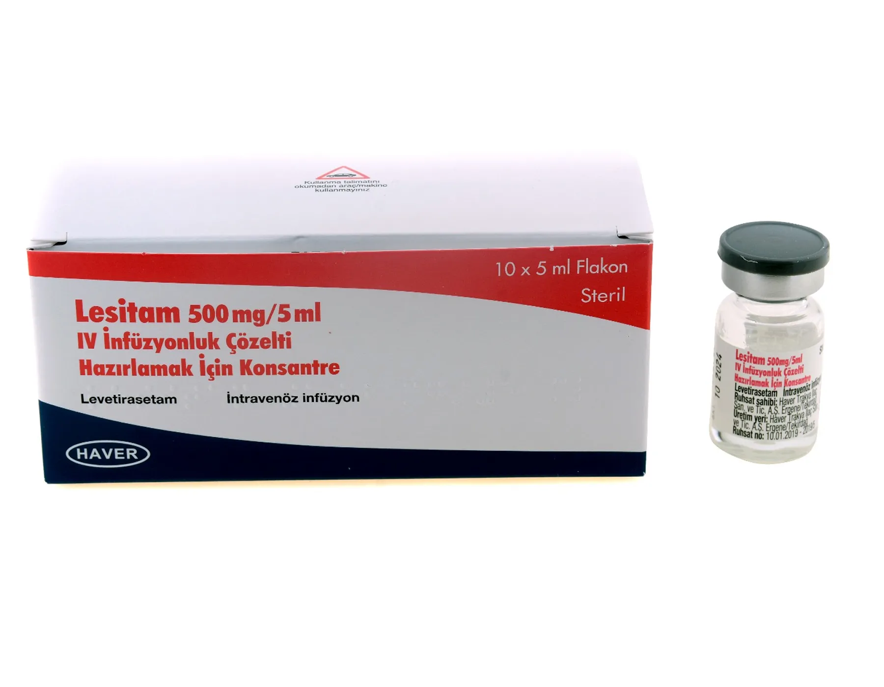 Lesitam 500mg/5ml I.V. İnfüzyonluk Çözelti Hazırlamak İçin Konsantre