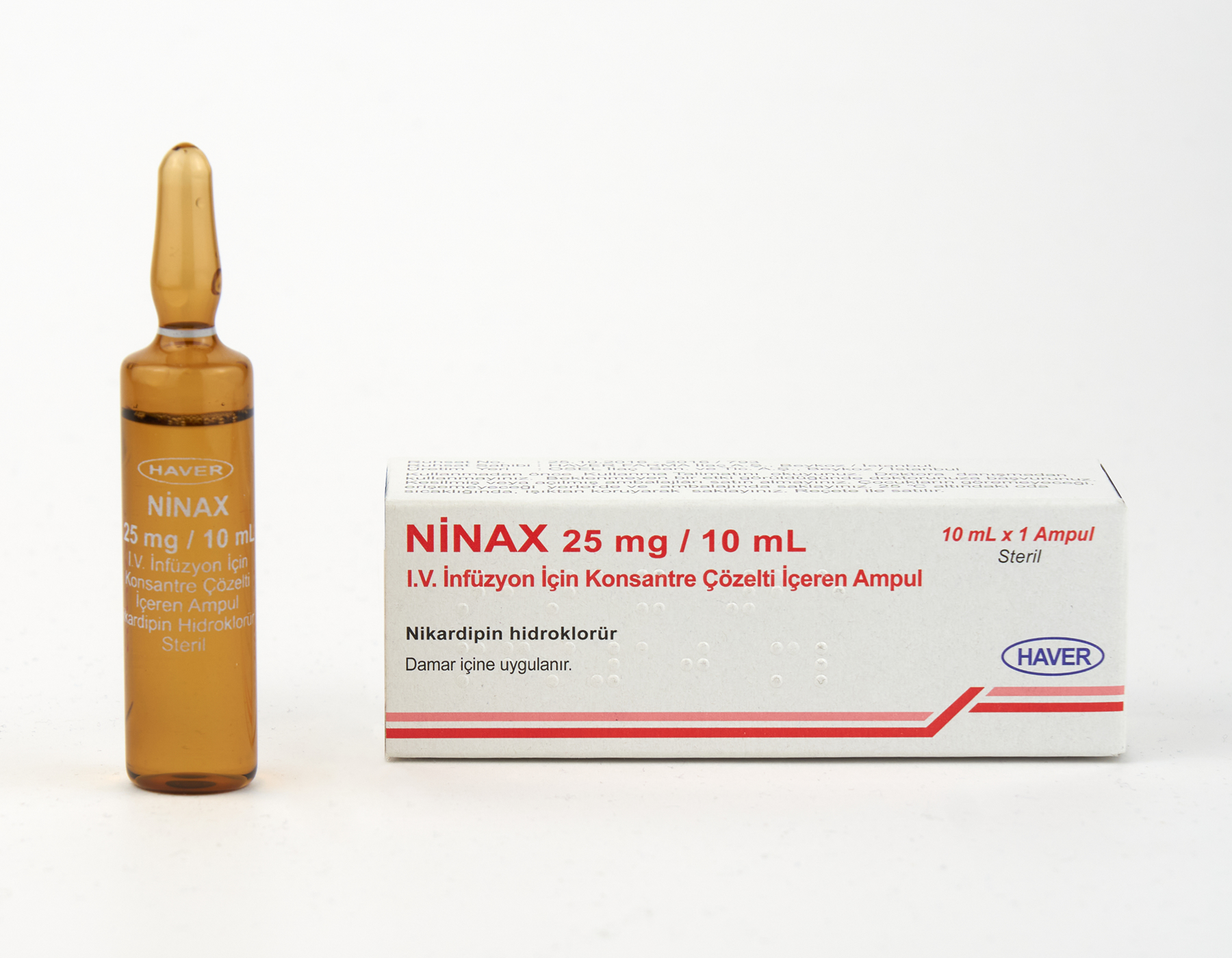 Ninax 25 Mg/10 Ml Iv İnfüzyon İçin Konsantre Çözelti