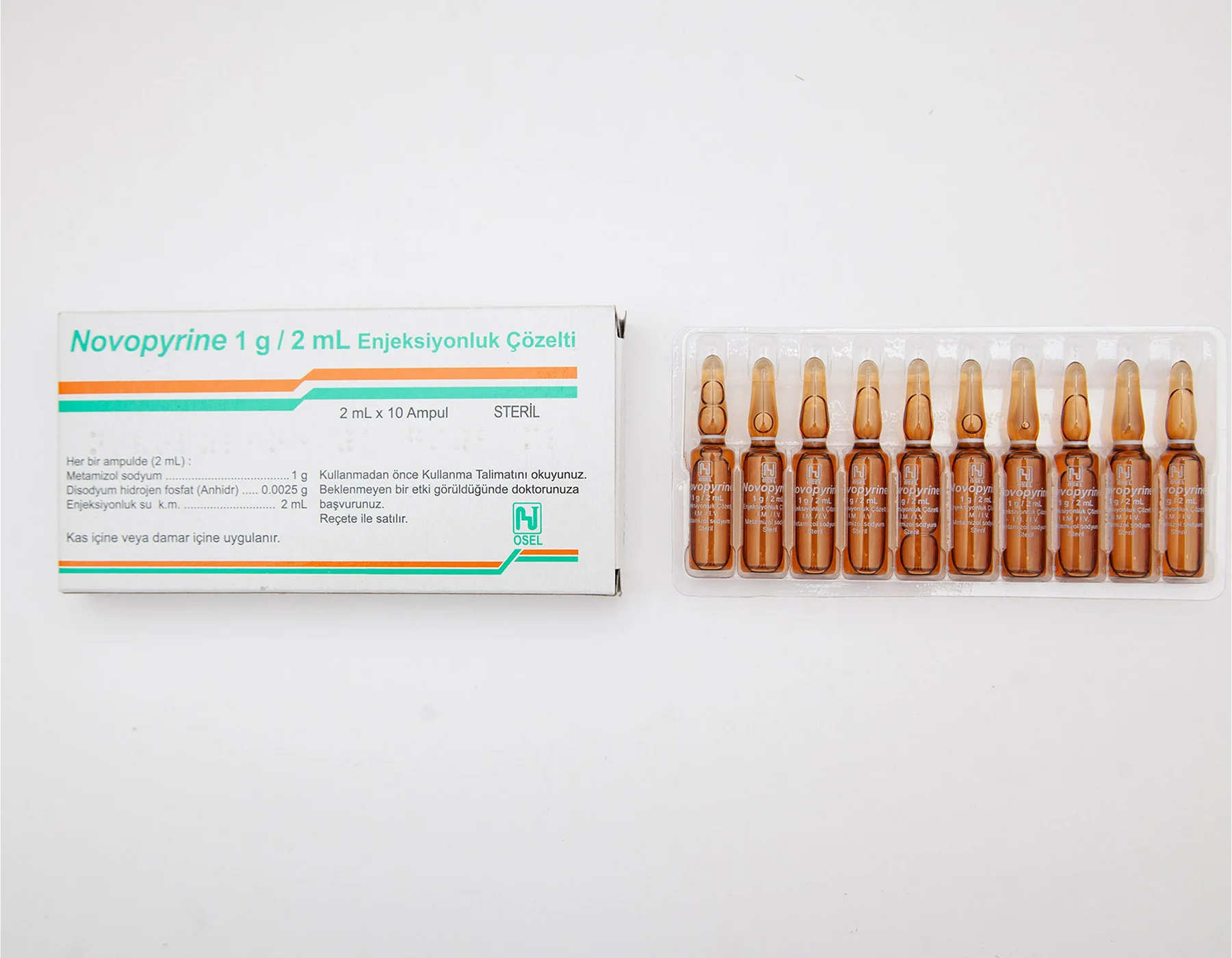 Novopyrine 1 G/2 Ml Enjeksiyonluk Çözelti