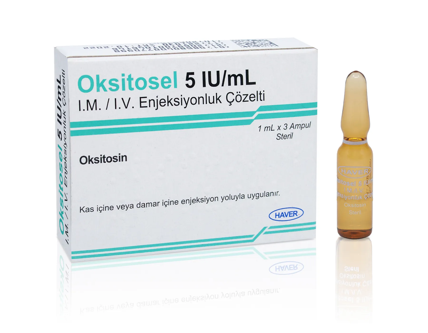 Oksitosel 5 Iu/Ml I.M./I.V. Enjeksiyonluk Çözelti