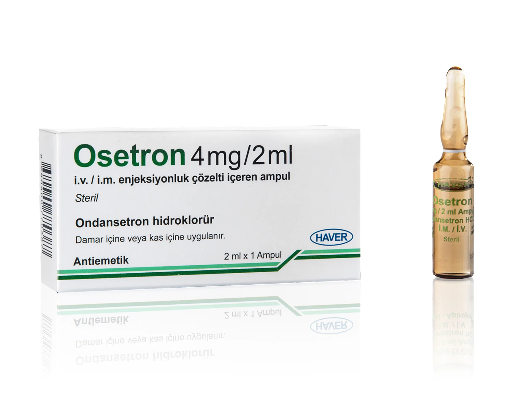 Osetron 4mg/2ml I.V./I.M. Enjeksiyonluk Çözelti