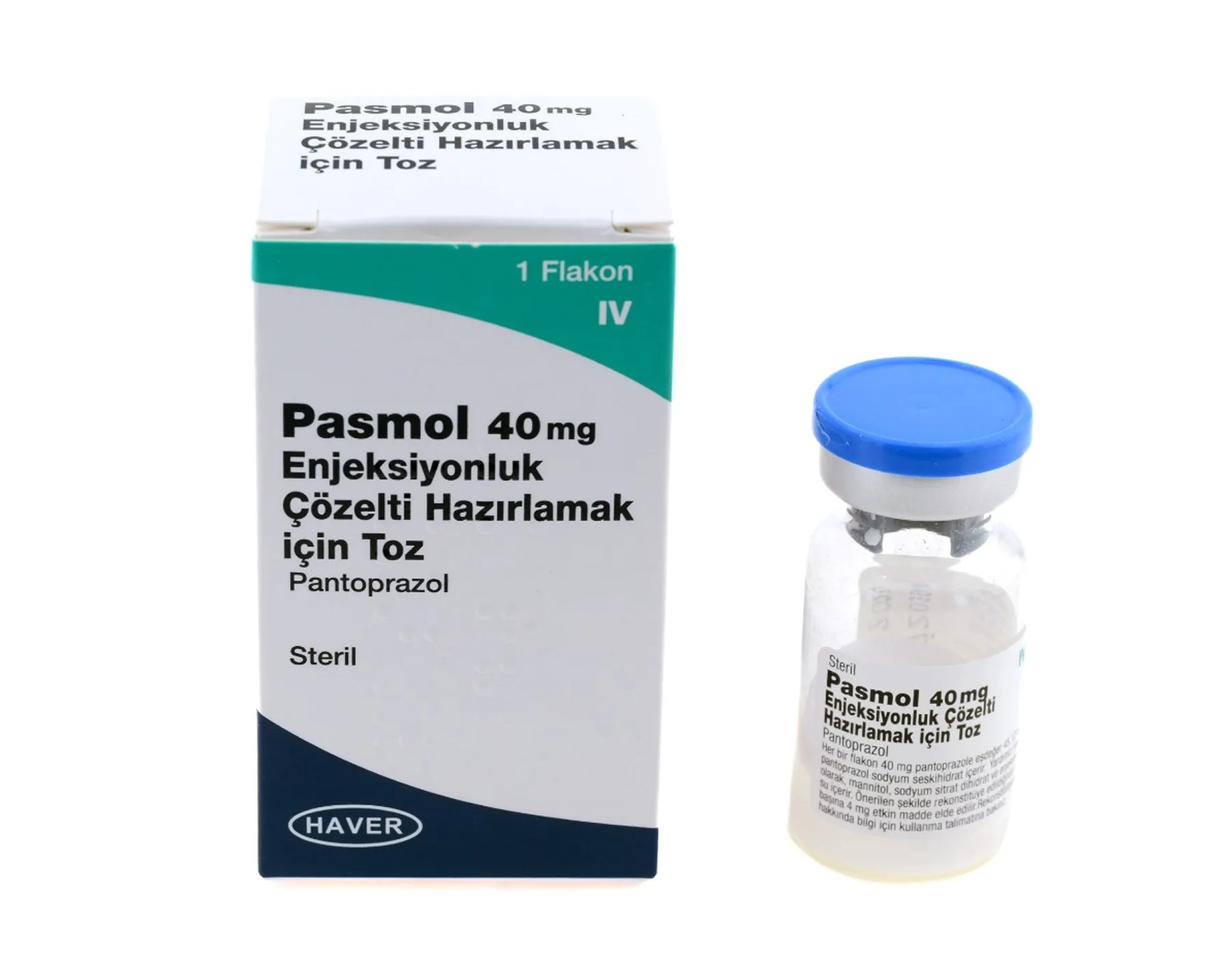 Pasmol 40 Mg Enjeksiyonluk Çözelti Hazırlamak İçin Toz
