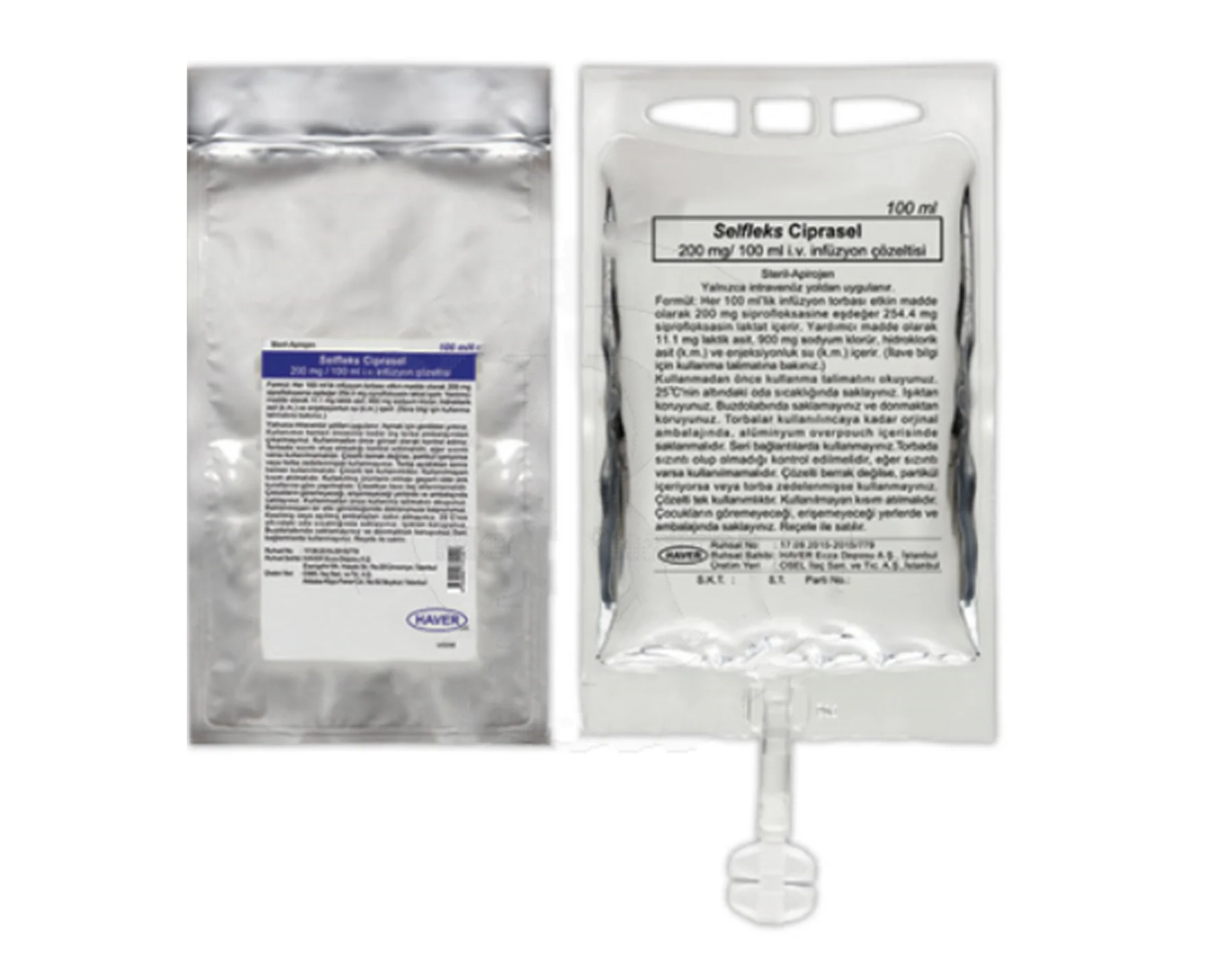 Selfleks Ciprasel 200mg/100ml Iv İnfüzyon Çözeltisi