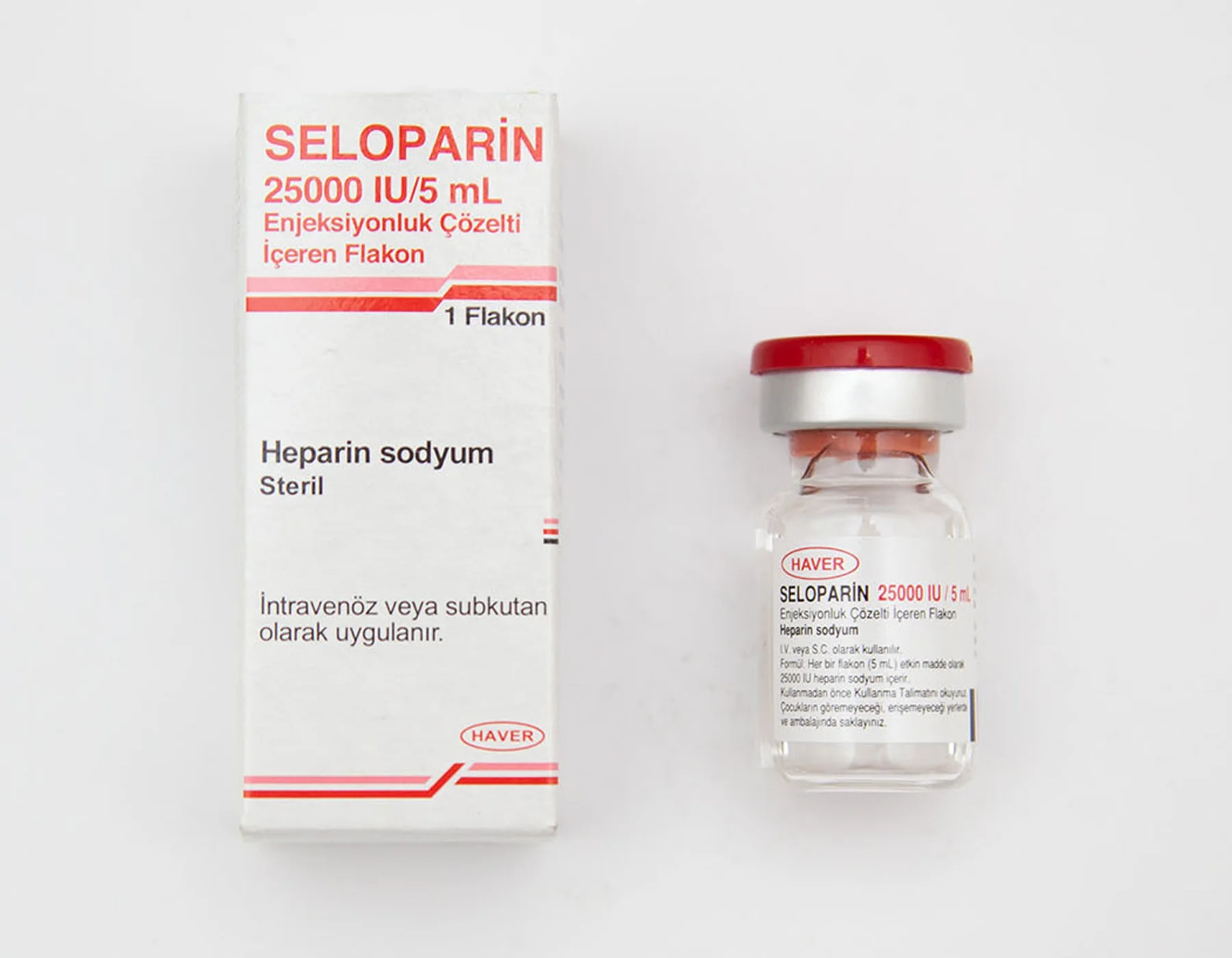 Seloparin 25000 Iu/5 Ml Enjeksiyonluk Çözelti