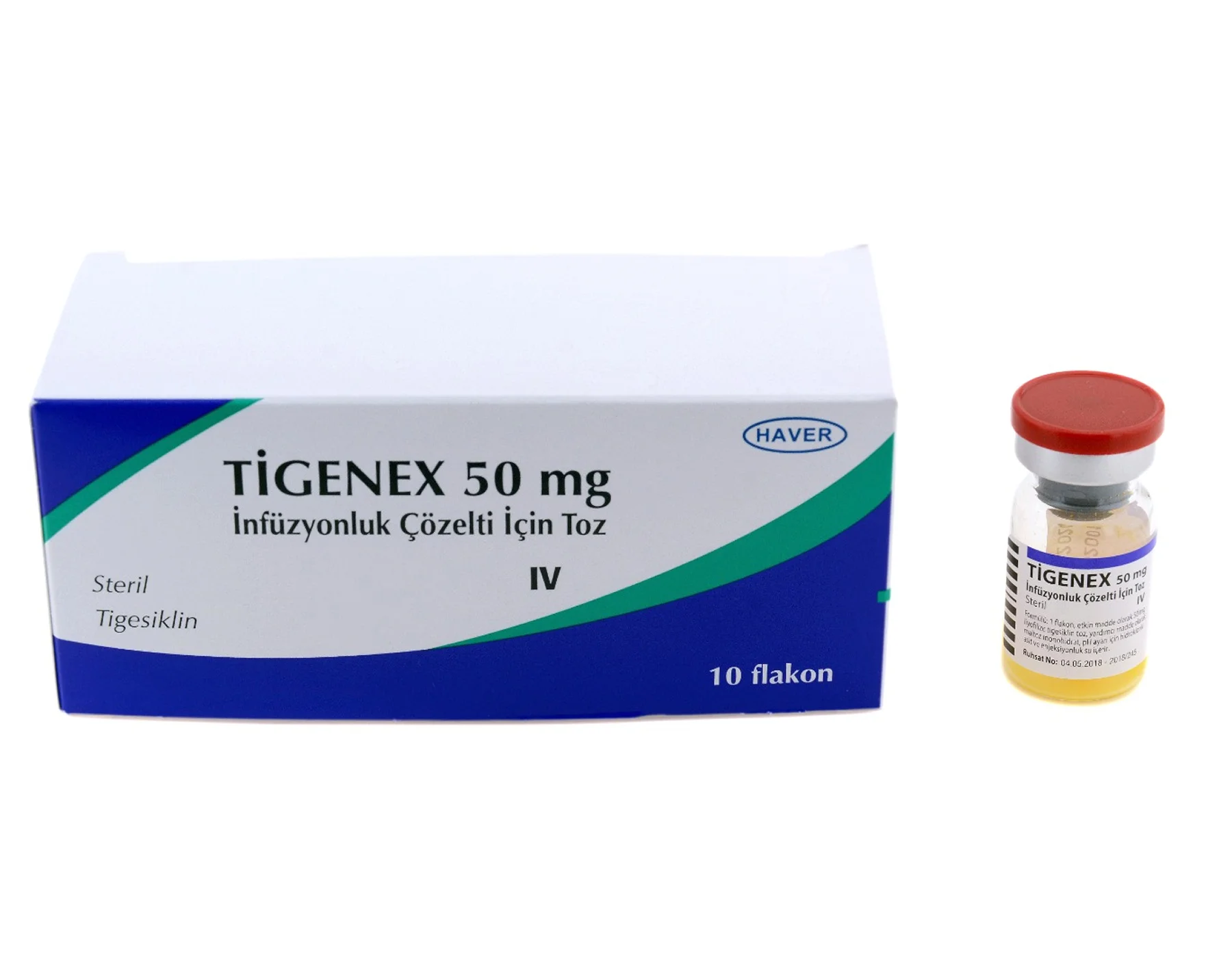 Tigenex 50 Mg İnfüzyonluk Çözelti İçin Toz