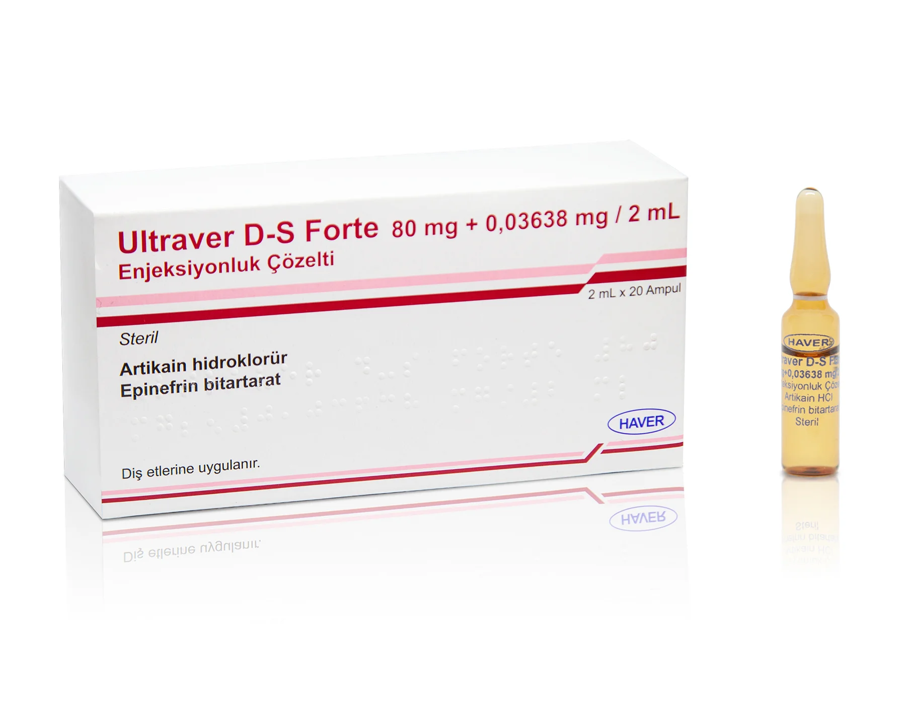Ultraver D-S Forte 80 Mg + 0,03638 Mg / 2 Ml Enjeksiyonluk Çözelti