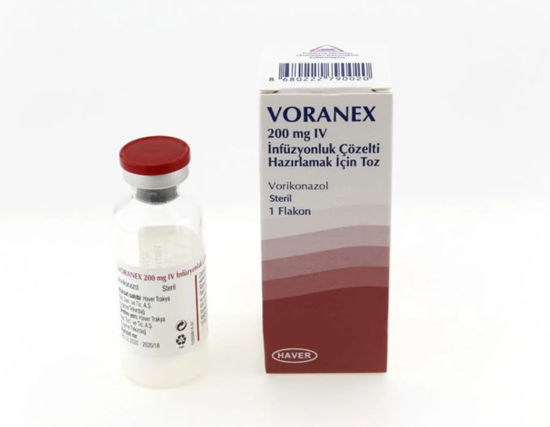 Voranex 200 Mg Iv İnfüzyonluk Çözelti Hazırlamak İçin Toz